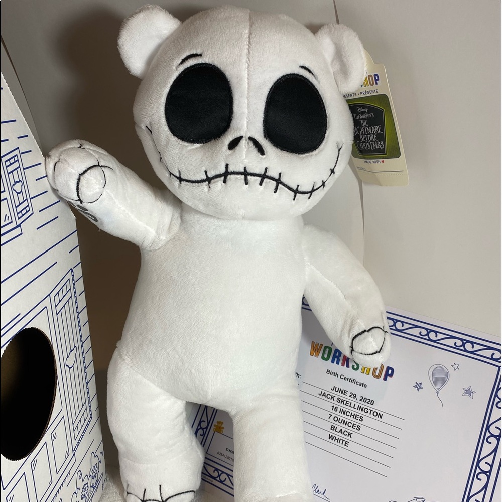 - Build a Bear Jack Skellington w/Sound, NWT